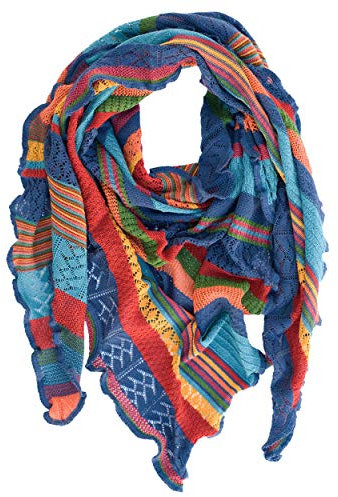 Invero, Merino Dreieckstuch/Schal Kyra, 100% Wolle (Konfetti)