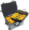 Peli Air 1607 Trolley mit Einteilungssystem, Silber, Schutzkoffer, Fotokoffer, wasserdicht, IP67, Divider Set