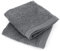 Lot de 2 Serviettes invité 30x30 cm Pure Anthracite 550 g/m2