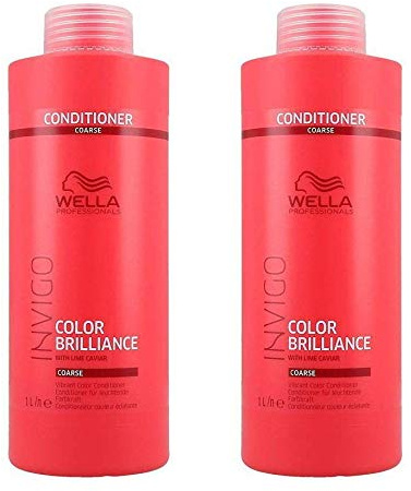 WELLA Invigo Color Brilliance Vibrant Colour Conditioner Coarse 1000 ml Pack of 2