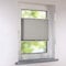 Plissee Klemmfix Breite 125 x 130 cm Höhe verspannt - Farbe grau - Standardplissee Rollo Jalousie Raffrollo Faltrollo Faltstore Fertigplissee ohne Bohren für Fenster und Türen