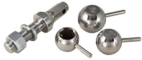 Trimax TMB335 Austauschbares Multi-Kugel-Anhängerkupplung, Chrom