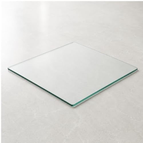 Glasplatte 50x50cm Gehärtetes Glas 8mm Scheibe Bodenplatte Glasscheibe TERRY