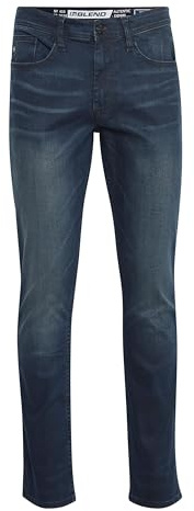 Blend 20711015 Herren Jeans Hose Denim 5-Pocket mit Stretch Twister Fit Slim/Regular Fit, Größe:34/34, Farbe:Denim Dark Blue (200292)