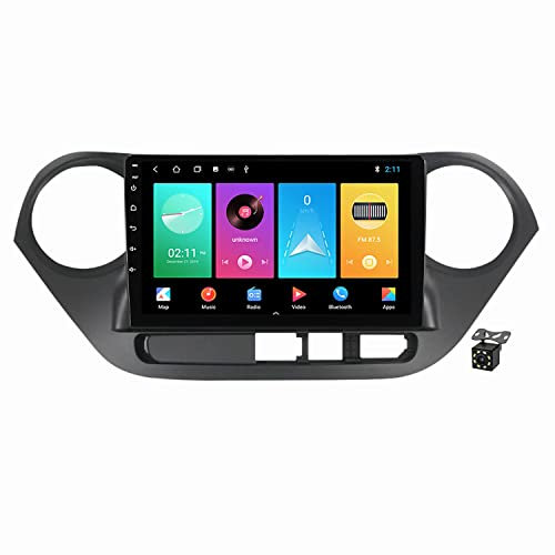 Charmstep 9 Zoll Autoradio Android 11 Mit Navi Für Hyundai I10 2013-2018 Multimedia Radio Mit Bluetooth/WiFi/Mirrorlink/FM/AM/DAB+/Rückfahrkamera/Lenkradkontrolle,M150s/2+32g