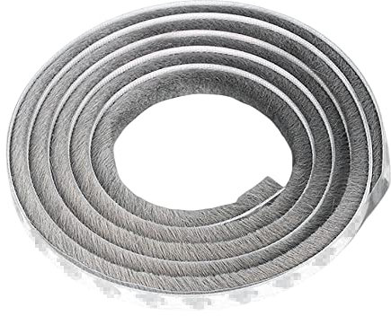Niaciswe Dichtungsband Selbstklebend 10m Fenster Dichtungsbürste Selbstklebende Bürstendichtung 9 x 23 mm für Lücken 9-20 mm Bürstendichtung Türdichtung Selbstklebend Dichtungsband für Tür, Fenster