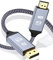 4K DisplayPort auf HDMI Kabel 4M, Unidirektionaler DP auf HDMI Verbindungskabel [Vergoldete, Geflochten,Aluminiumhülse], DP-Computer zu HDMI-Monitor Kompatibel für Monitor, Projektor, TV, AMD, NVIDIA