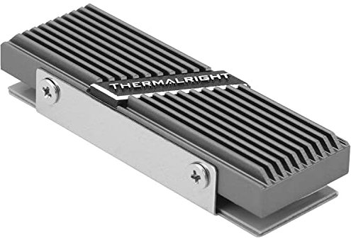 Thermalright TR-M.2 2280 TYPE A G 2280 Kühlkörper für SSD Kühlung M.2 2280 Kühlkörper Kühler, Aluminium, mit 2 Wärmeleitfähigkeit, Desktop High Performance SSD Kühler(Grau)