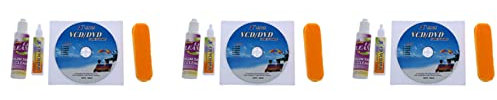Pavewood 3X 4 in 1 CD DVD Kit Rom Lettore Manutenzione Pulizia 'obiettivo