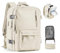 Handgepack 40x20x25 für Ryanair Handkabinengepäck Reiserucksack Unter Dem Sitz Handgepäck Rucksack Flugzeuge Reisetasche Weekendertasche Wanderrucksack Lässiger Tagesrucksack,X5-Beige