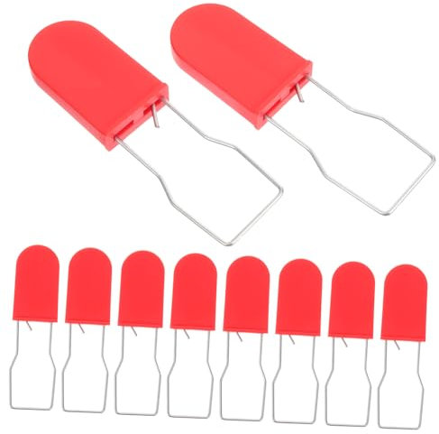 FELTECHELECTR 50 piezas sello de seguridad para candado etiquetas de enlaces Zip Sellos de cable de seguridad tiro sellos de candado de plástico mini candado cerradura de hierro alambre eléctrico