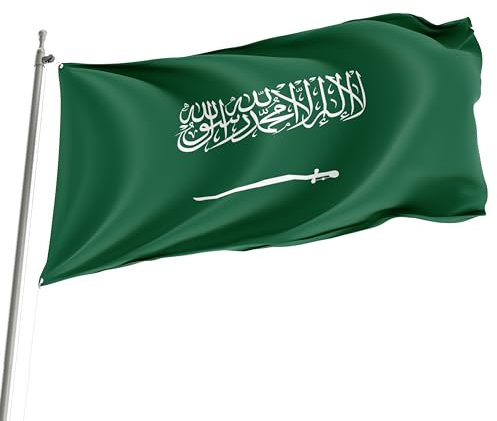 Flagge des Königreichs Saudi-Arabien, 150 x 90 cm, Festival-Event-Flagge