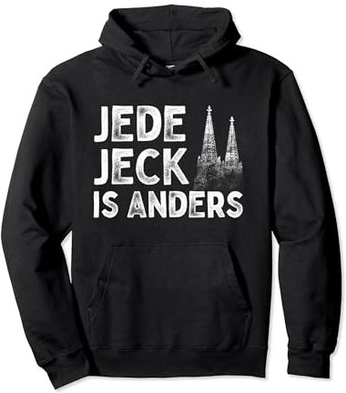 Jede Jeck Is Anders Kölner Grundgesetz Karneval Köln Kölsch Pullover Hoodie
