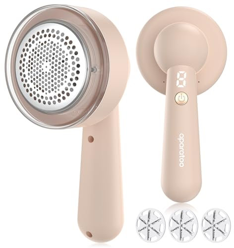 Levapelucchi,8W Potente Levapelucchi con 3 Testine di Rasatura, Levapelucchi Elettrico Togli Pelucchi Maglioni, Lint Remover Spazzola, Leva Pelucchi Rimozione Lana Tessuti Lanugine Vestiti Divano