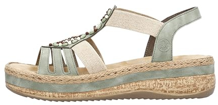 v0920 cuir 3 cm vert - 39, Grün