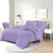 Duvet Quilt Cover Bedding Set With Matching Pillow Case Easy Care Poly Cotton LILAC SINGLE