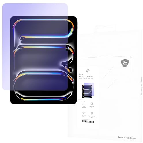 Cazy Blaufilter Displayschutzfolie geeignet für iPad Pro 13 (2025/2024) M5 / M4 - Anti-Blaulicht Displayschutzfolie