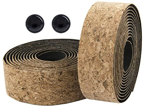 Fahrrad -Lenkerklebeband Kork -Lenker -Grip -Klebeband für Roadbike -Wickelstangenband für Fahrradzubehör 2pcs Kork -Lenkerklebebahn -Lenker -Griff -Klebeband -Bike -Bike -Klebeband -Fahrrad -Lenkerk
