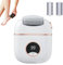 New USB Rechargeable Foot Repair and Grinding Device,Electric Foot Grinder,Digital Display Foot,Adjustable Grinding Head,Electric Callus Remover Kit,Electronic Foot File with 2/3 Roller (White)