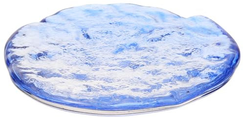 PACKOVE Runder Schmuckablage Aus Glas Transparente Dekorative Schmuckschale Für Ringe Und Armbänder Elegantem Farbverlauf Für Stilvolle Aufbewahrung