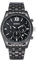 BUREI Herren Luxus Armbanduhren, Schwarze Herrenuhr Edelstahl Chronograph, Business Herrenuhren mit wasserdichtem römischen arabischen Ziffern Zifferblatt Uhr für Männer