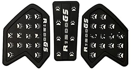 LXSKJ Adesivo per carrozzeria per BMW R 1200 GS R1200GS ADV Adventure 2014-2017 2018 Adesivo Moto Rilievo Serbatoio Olio Protector Sticker(White C)