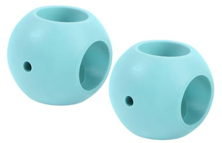 HEATSHAKING Lot De 2 Boules De Lavage Vert Foncé, Boules Pour Machine à Laver, Éliminateur De Peluches, Nettoyage Écologique Des Vêtements, Compatibles Lavage En Machine, Usage Domestique
