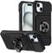 SORAKA Coque pour iPhone 14 avec Anneau Porte Cartes Patch métallique Compatible avec Le Support magnétique pour téléphone de Voiture Étui de Protection Contre Les Chocs et Les Chutes