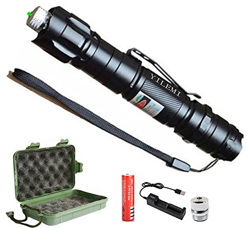 YILAYMEI Professionelle Superhelle Outdoor-Taschenlampe für Astronomie mit Fernstrahl, wiederaufladbare Taschenlampe