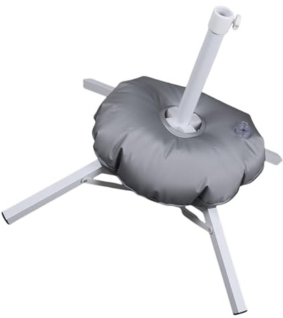 NUEAYMS Porte-parapluie robuste en acier 3 2 cm ouverture design pliable pour plage camping terrasses et accessoires coupe-vent extérieur coupe-vent porte-parapluie coupe-vent pour terrasses