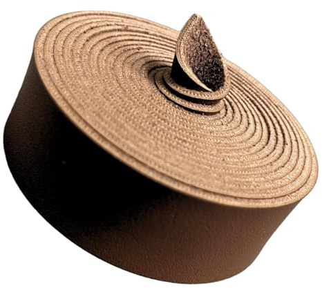 Lyivisk Lederband Flach 25 mm Breit 2 m Lang, Dunkelbraun Kunstlederriemen für DIY-Handwerk, Taschenriemen, Armbänder und Haustierhalsbänder