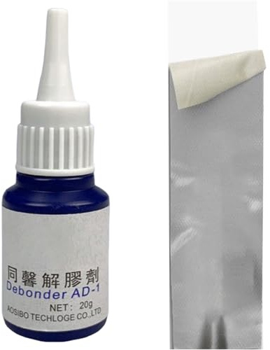 Remover Colla - Decollatore adesivo | Detergente Cianoacrilato | 20 g potente detergente multiuso rimuove colla unghie, adesivi, etichette, residui collant su, marmo, vernice auto,