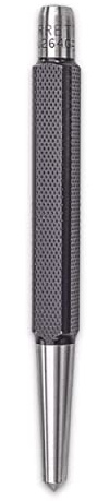 Starrett 264G Centre Punch With Square Shank, 5 Length, 1/4 Tapered Point Diameter, 7/16 Square Thickness