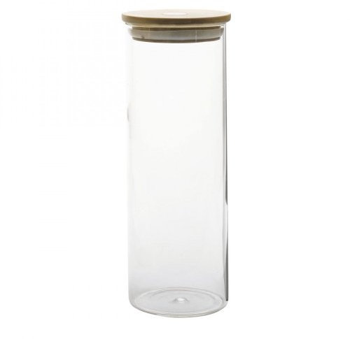 1400 ml Vorratsglas mit Bamboodeckel