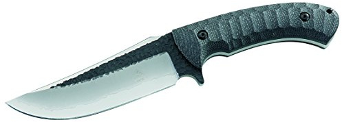Puma TEC Erwachsene Gürtelmesser, Stahl AISI 420, Micarta-Griffschalen, Schwarze Lederscheide, Fangriemen-Oese, Geschenkbox, Mehrfarbig, One Size, einheitsgröße