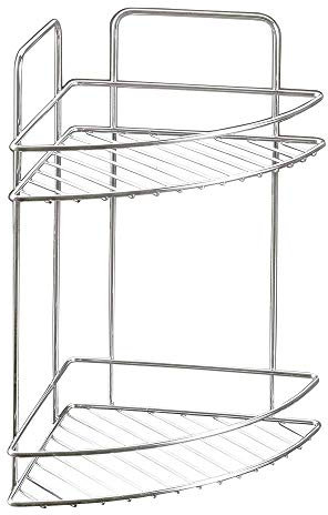 Metaltex Reflex Serie Chrom abgewinkelt 2 Ebenen 23x23x35cm