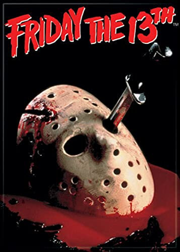Ata-Boy Friday The 13th Jason's Mask 2.5 x 3.5 Magnet for Refrigerators and Lockers