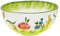 Lashuma Handgemachte Große Salatschale, Pastaschüssel mit Blumenwiesen Muster, Italienische Keramik Schale 27 cm
