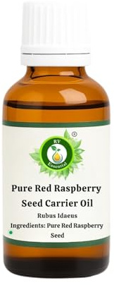 R V Essential Reines rotes Himbeersamen Träger Öl 10ml (0.338 Unzen) - Himbeere (100% reines und natürliche Kaltgepresste) Pure Red Raspberry Seed Carrier Oil