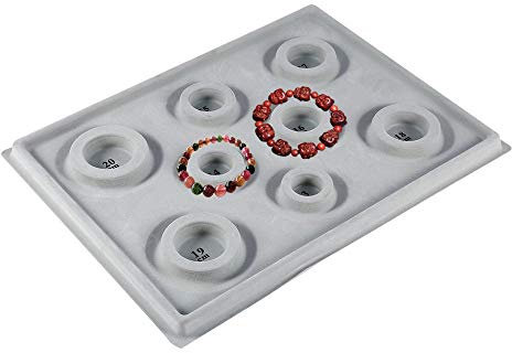 Bead Design Board for Jewellery Making, 26 x 35 cm, Bracelet Organiser Tray