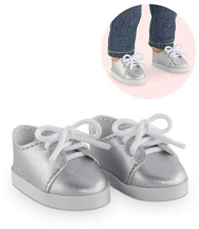 Corolle 9000211510 - Silberne Schuhe, für alle 36cm MaCorolle Puppen, ab 4 Jahren