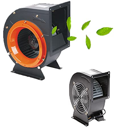 Schahba Radialventilator 150 mm - leistungsstarkes Radialgebläse mit 900 m³/h Luftstrom, 180 W Leistung, 220V, Absauggebläse für Lüftung & Werkstatt (150 mm/900 m³/h)