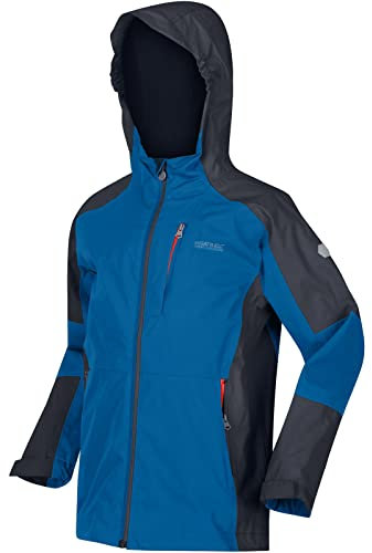 Regatta Kids Calderdale II Waterproof Full Zip Jacket - Blue - 5-6Y