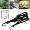 Tendeur de bagages de vélo, tendeur de bagages, élastique, élastique 3 en 1, tendeur de vélo avec crochet, élastique réglable pour porte-vélos et porte-moto