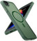Yriklso for iPhone SE 2022/iPhone SE 2020/iPhone 8 Magnetic Case, Built in Magnets Compatible with MagSafe, Translucent Matte Hard PC Back Cover for iPhone 8/SE 2/SE 3（4.7） Matte Green