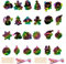 Qpout 48 Stück Weihnachten Kratzbilder, Weihnachten Kratzpapier Regenbogen-Weihnachts-Rubbelkarten, Weihnachtsfeier-Geschenke Mitgebsel, Weihnachten Dekoration