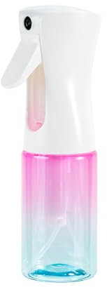 Uervoton Flacons pulvérisateurs continus Ultra Fine Mist Bouteilles d'eau vides Coiffeur Spray Bouteilles Salon Coiffeur Outil de Cheveux Pulvérisateur d'eau 200ML Arc-en-ciel