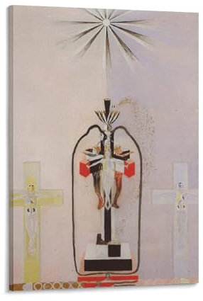 CHANNUYAN Hilma Af Klint Poster, Künstler, künstlerisches Foto, Kreuzbild, Druck, Leinwand, Poster, Wandfarbe, Kunstposter, Dekoration, moderne Wohnkunstwerke, 50 x 75 cm