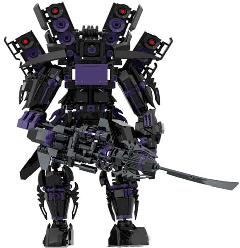 LCTM Skibidi Toilet Titan Building Blocks Toy Cameraman Speakerman Clock TV Man Monitor Action Figure Model Horror Game Multiverse Upgraded Adults Kids Fans Collectible Animation Birthday Gift ﻿ G