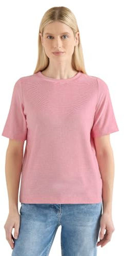 Damen Kurzarm T-Shirt mit feinen Streifen